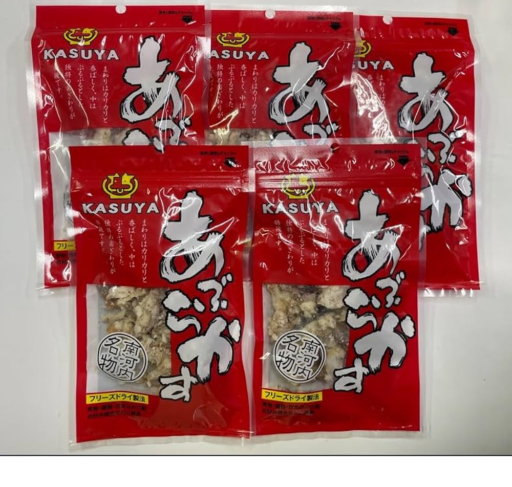 Amazon.co.jp: あぶらかすスライス60g 5パックセット フリーズ